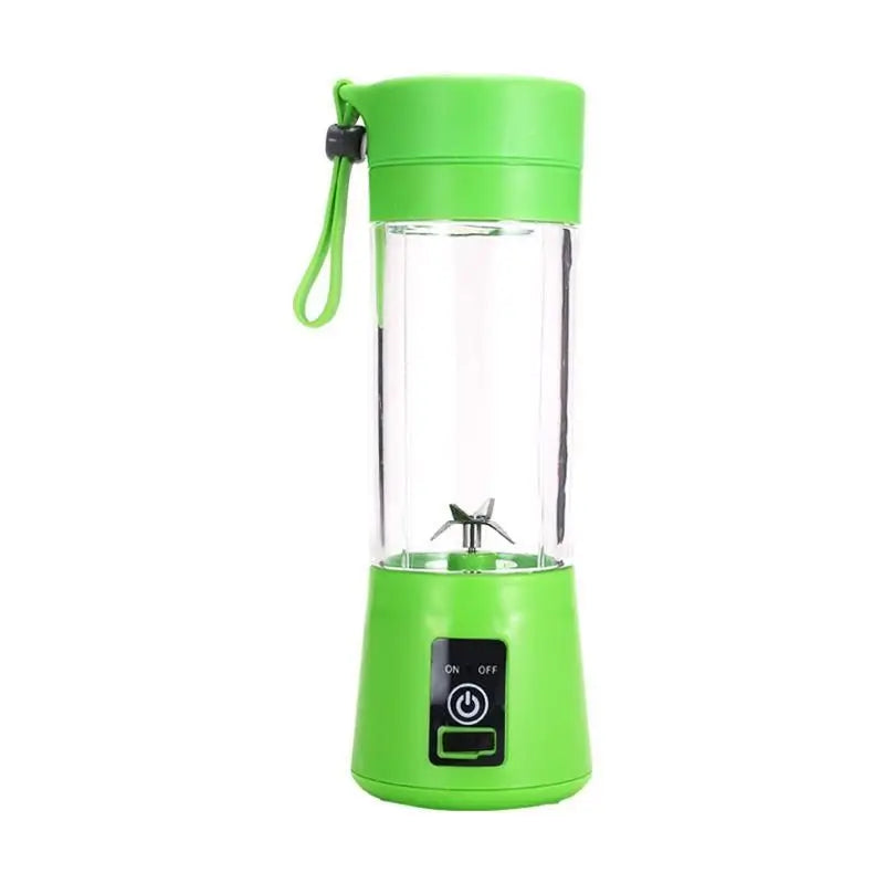 Mini Portable Blender Shake Take Juice Cup - 6 Blades, Rechargeable Battery, USB