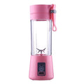 Mini Portable Blender Shake Take Juice Cup - 6 Blades, Rechargeable Battery, USB