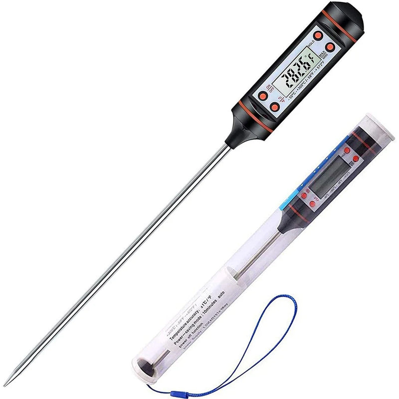 New Professional Digital Kitchen Thermometer Barbecue Water Oil Cooking Meat Food Thermometers 304 Stainless Steel Probe Tools