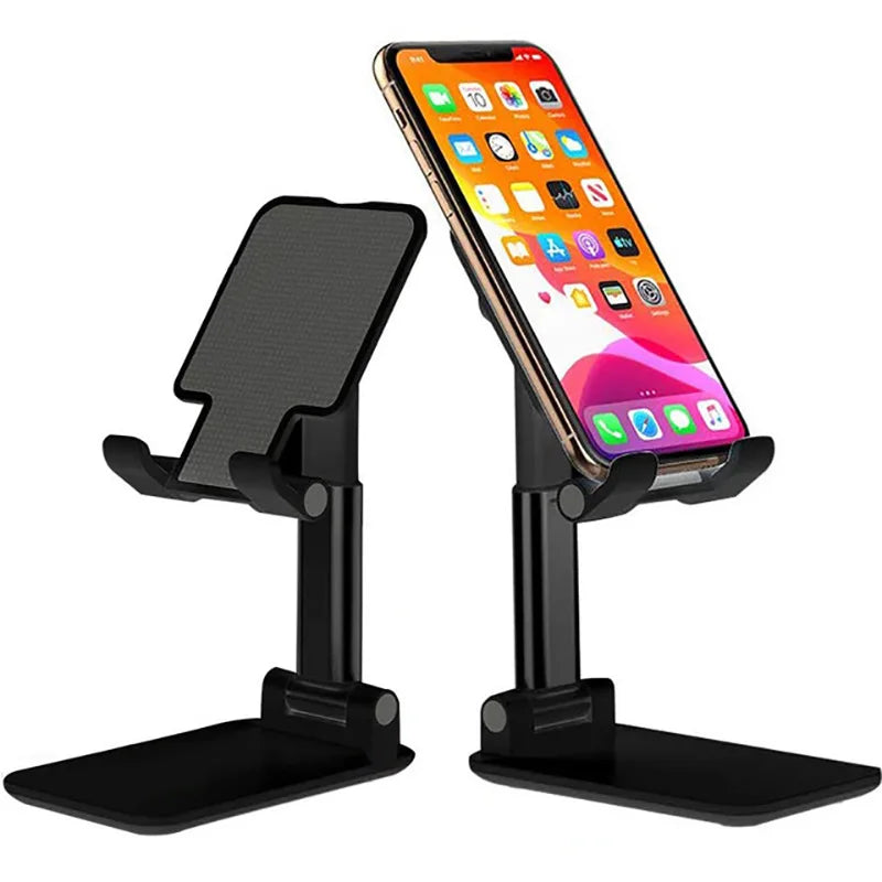 Suporte para Celular de Mesa, Ajustável para Cabeceira, Universal, Dobrável, com Elevação e Função Multifuncional Telescópica.